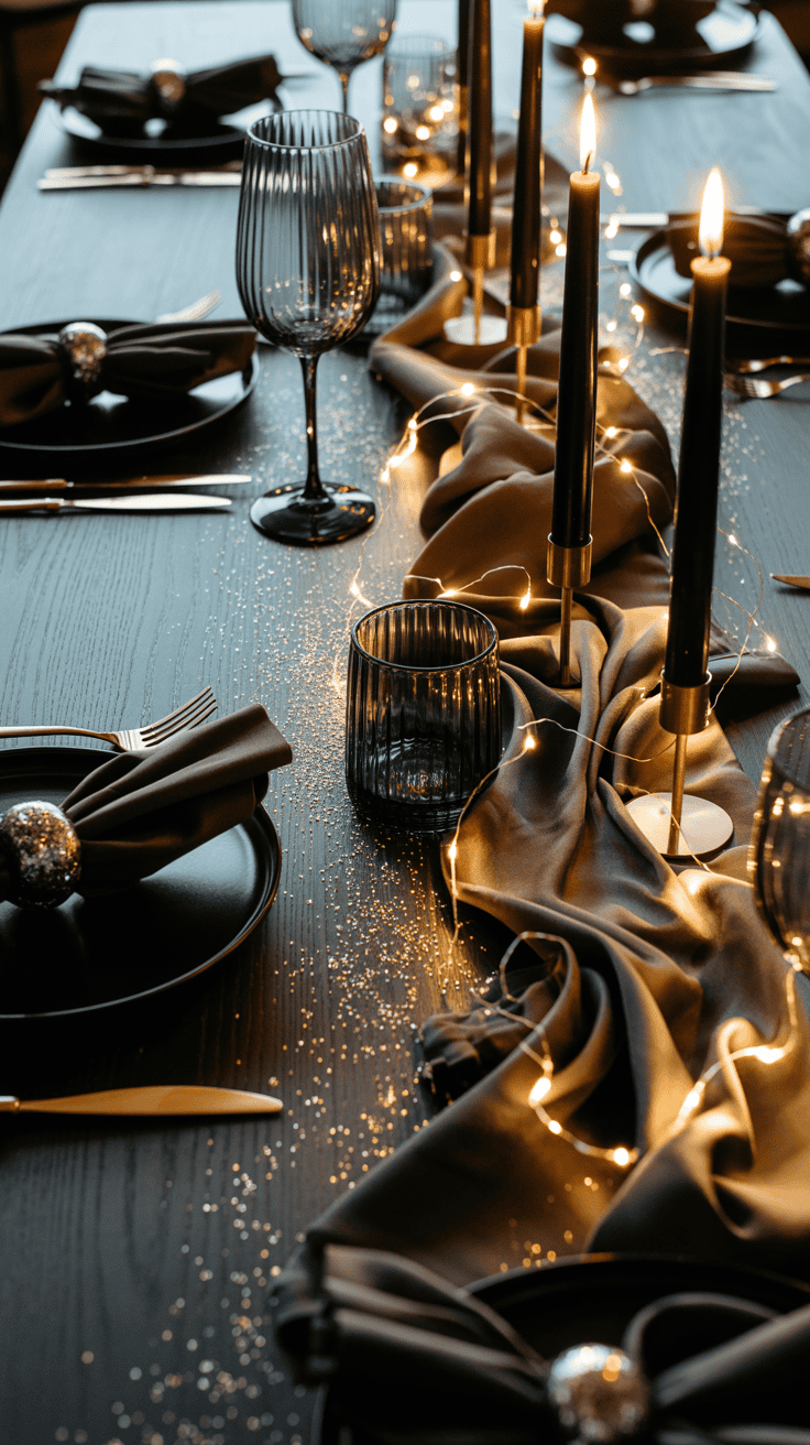 How To Style New Years Eve Table Setting Ideas For a Fun Look - Good ...