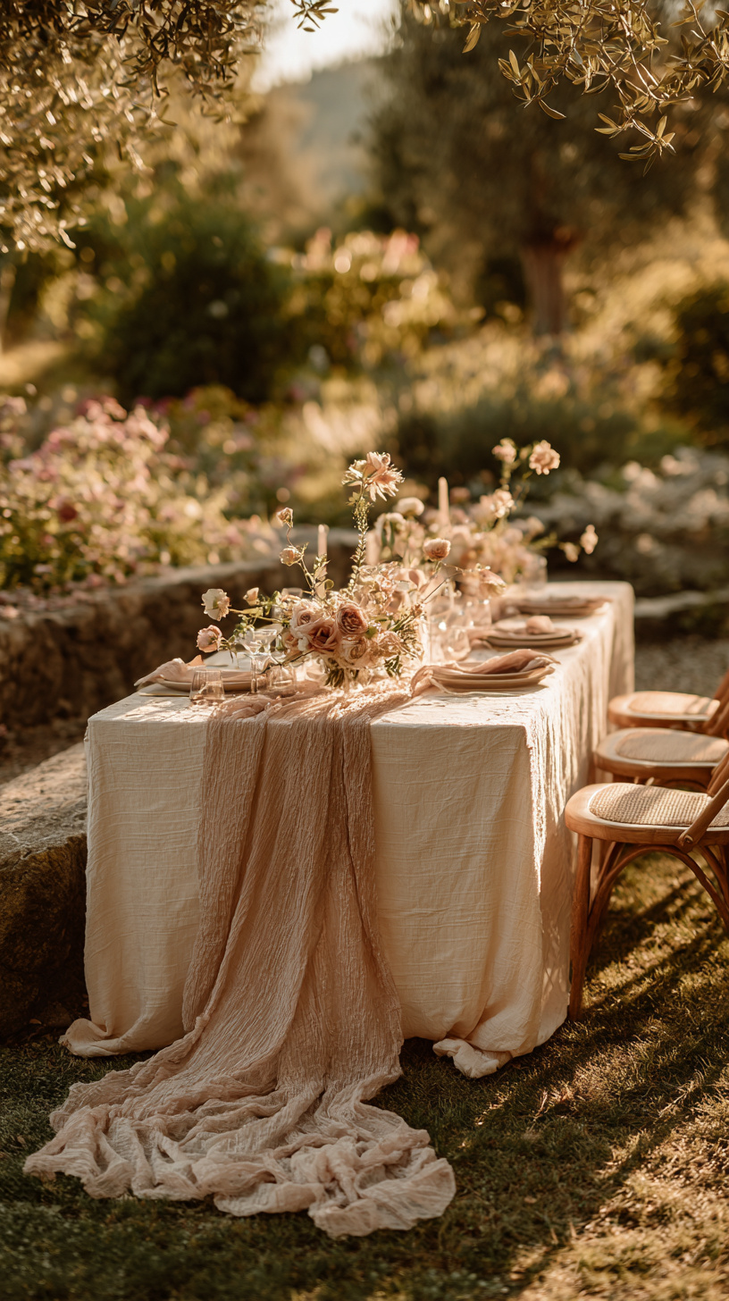 Outdoor Party Essentials Wedding Decor That Feels Elegant and Warm - Image 2