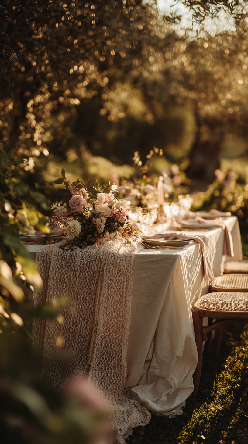 Outdoor Party Essentials Wedding Decor That Feels Elegant and Warm - Image 1