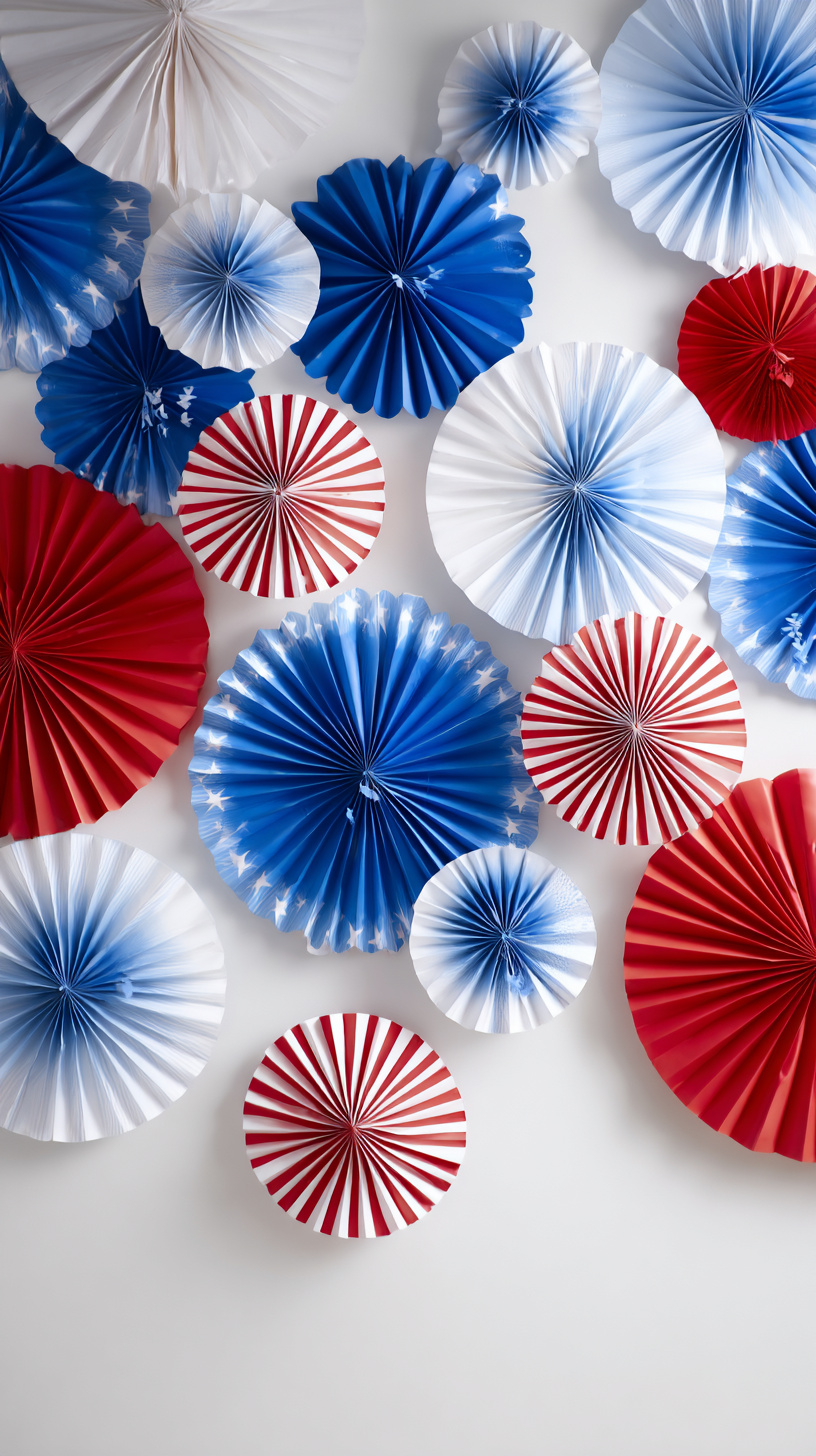 Paper Fan Photo Wall - Image 1