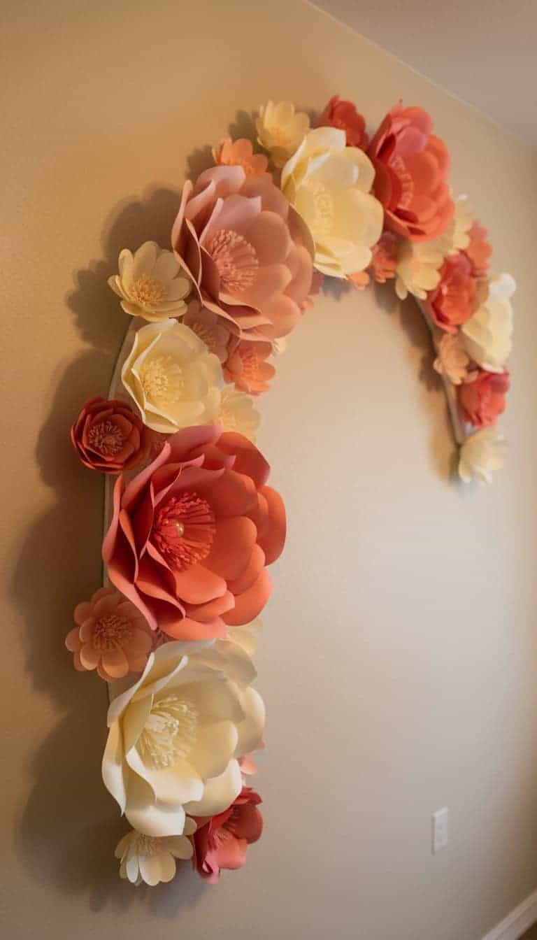 Paper Flower Wall Arch