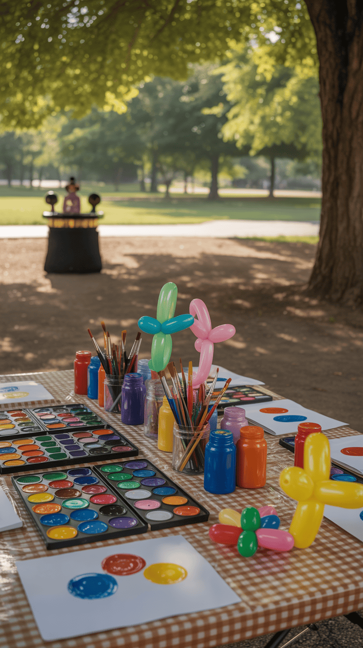 Park Bday Party Ideas Entertainment