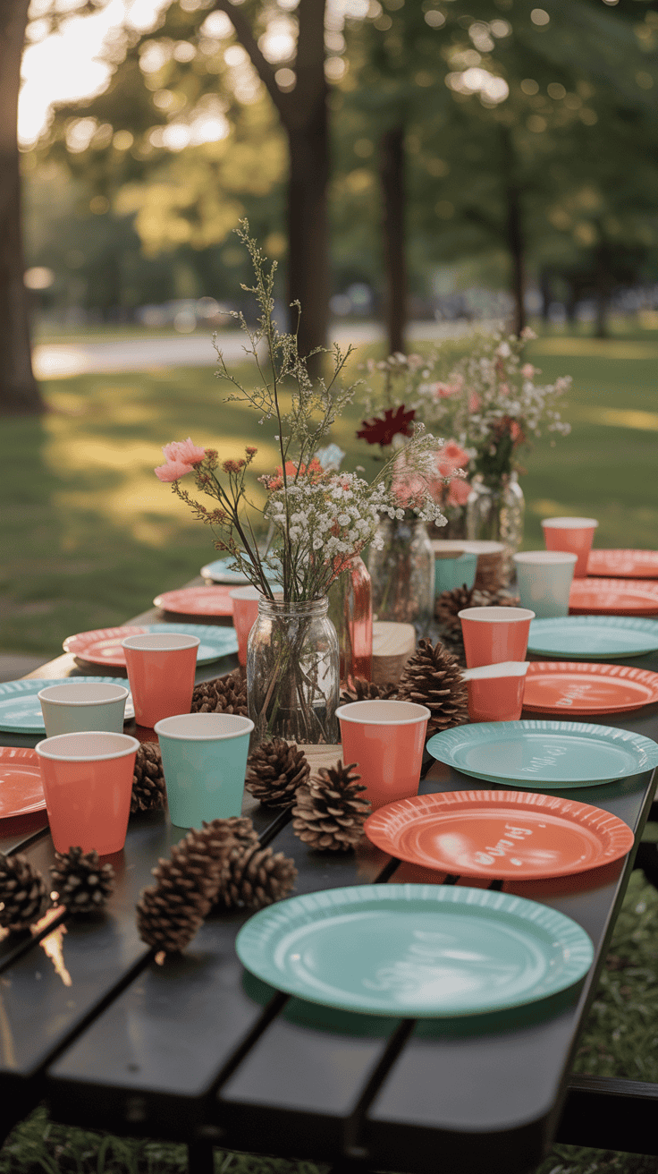 Park Birthday Party Decorations on a Budget