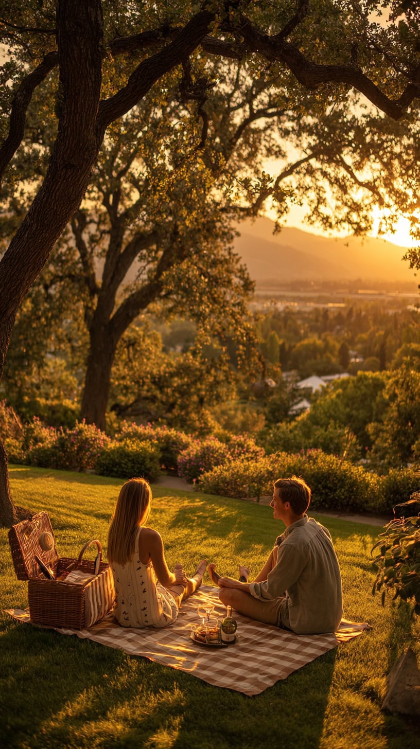 Park Evening Picnic Glow - Image 2