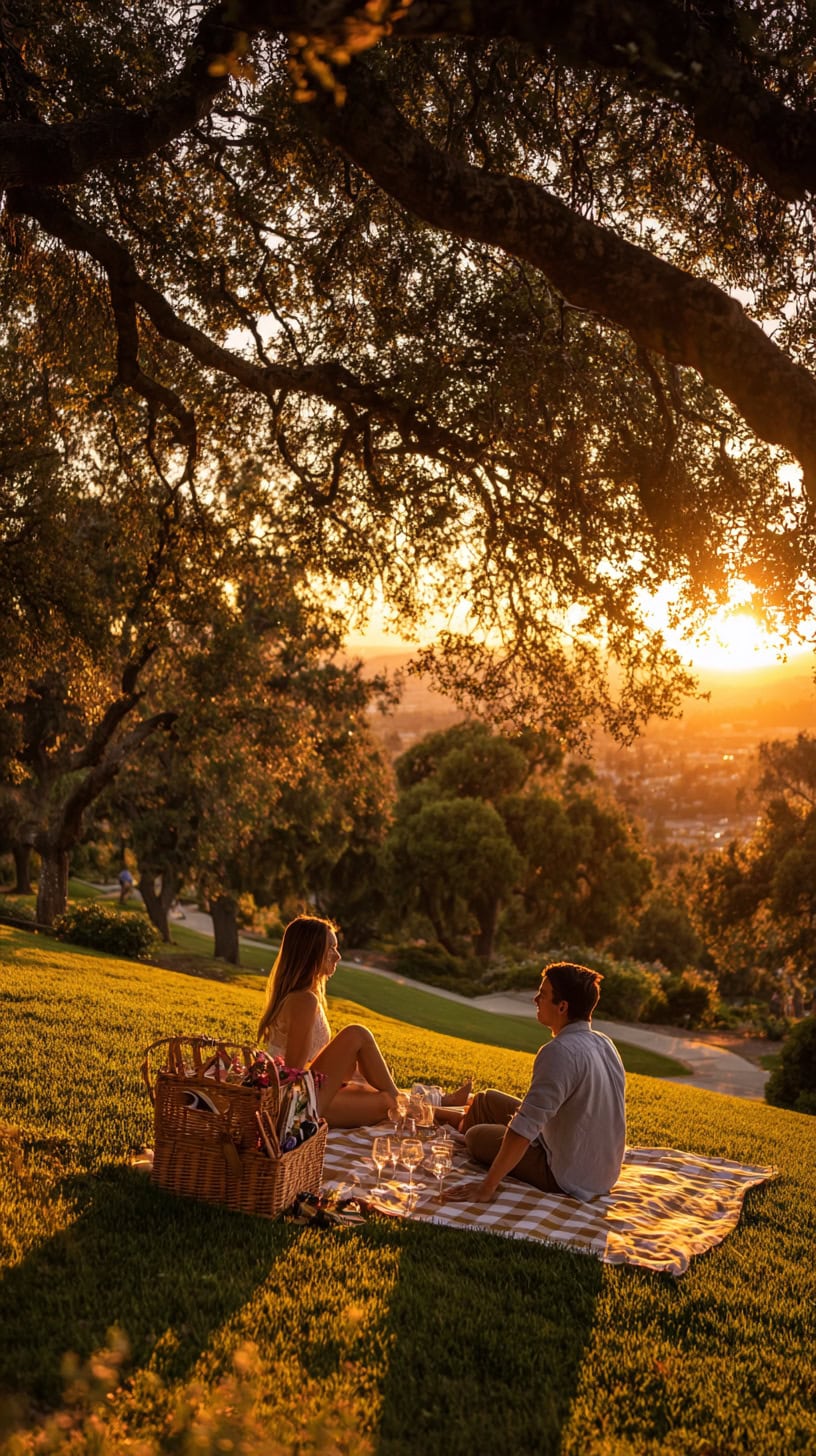 Park Evening Picnic Glow - Image 1