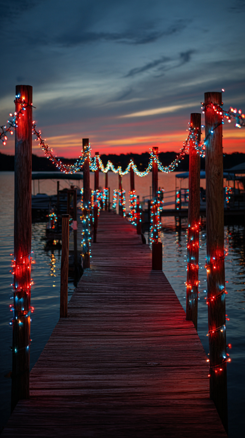 Patriotic Dock String Lights - Image 2