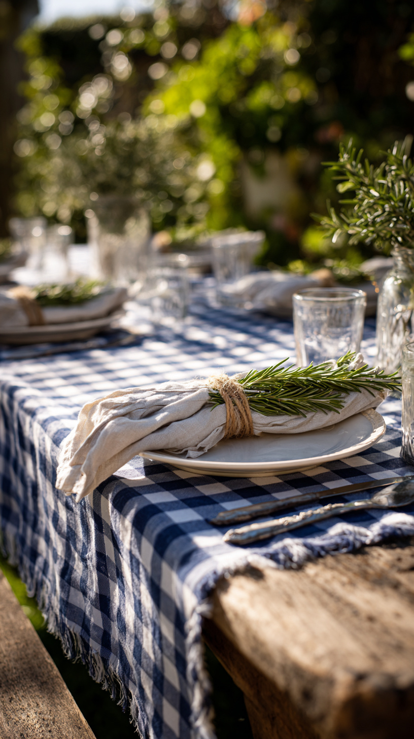 Patriotic Gingham Table - Image 2