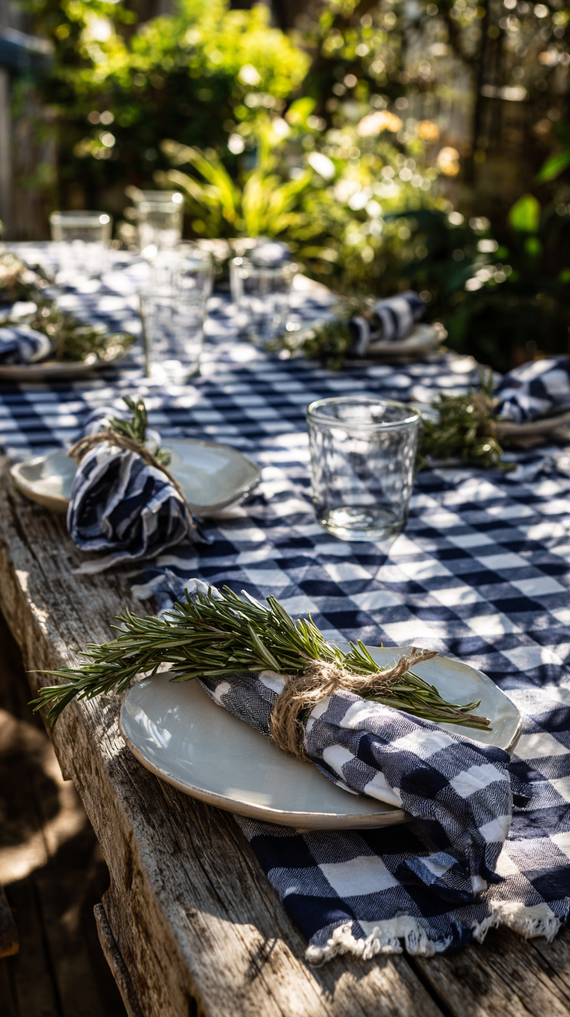 Patriotic Gingham Table - Image 1