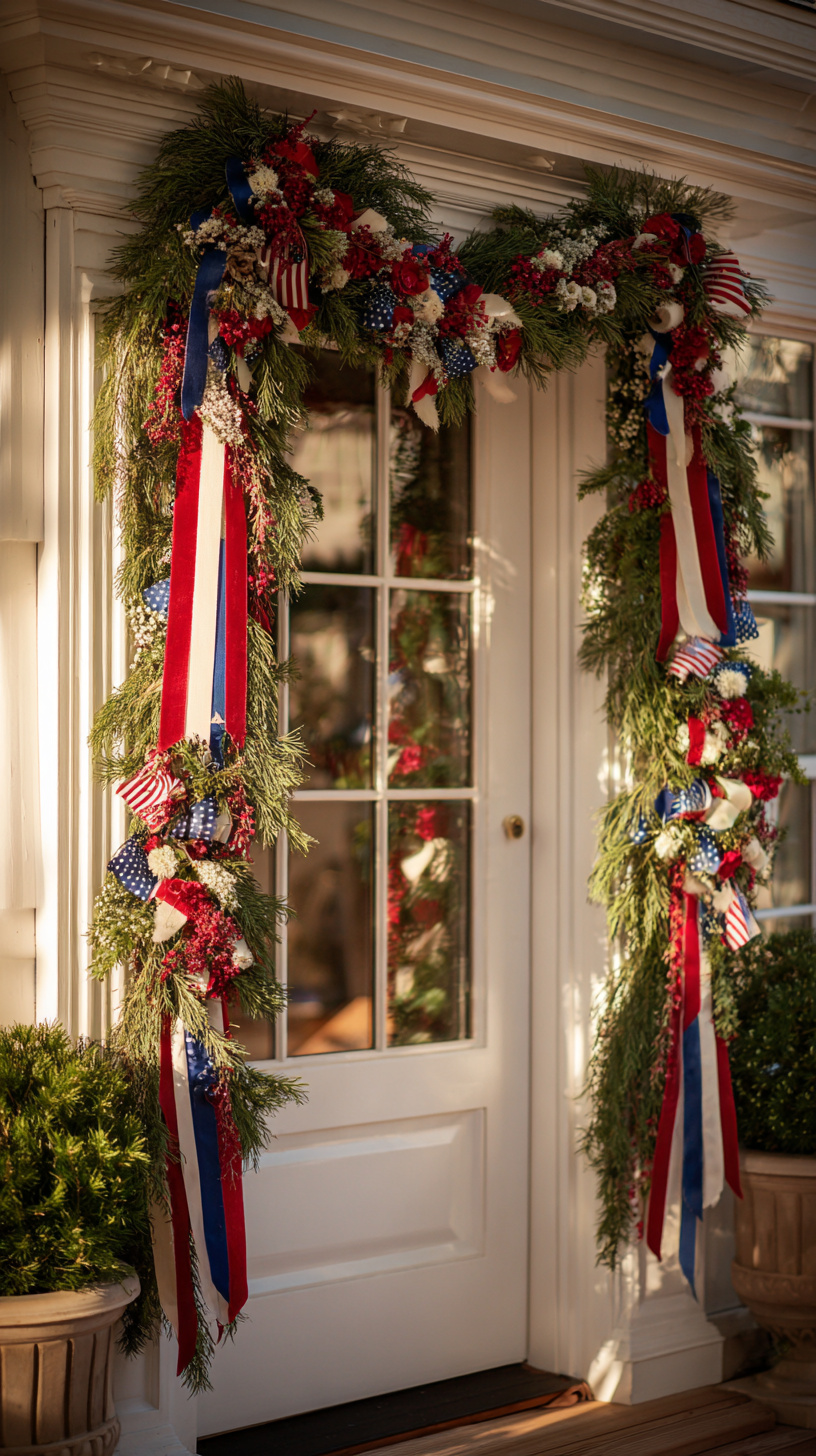 Patriotic Ribbon Garland - Image 4