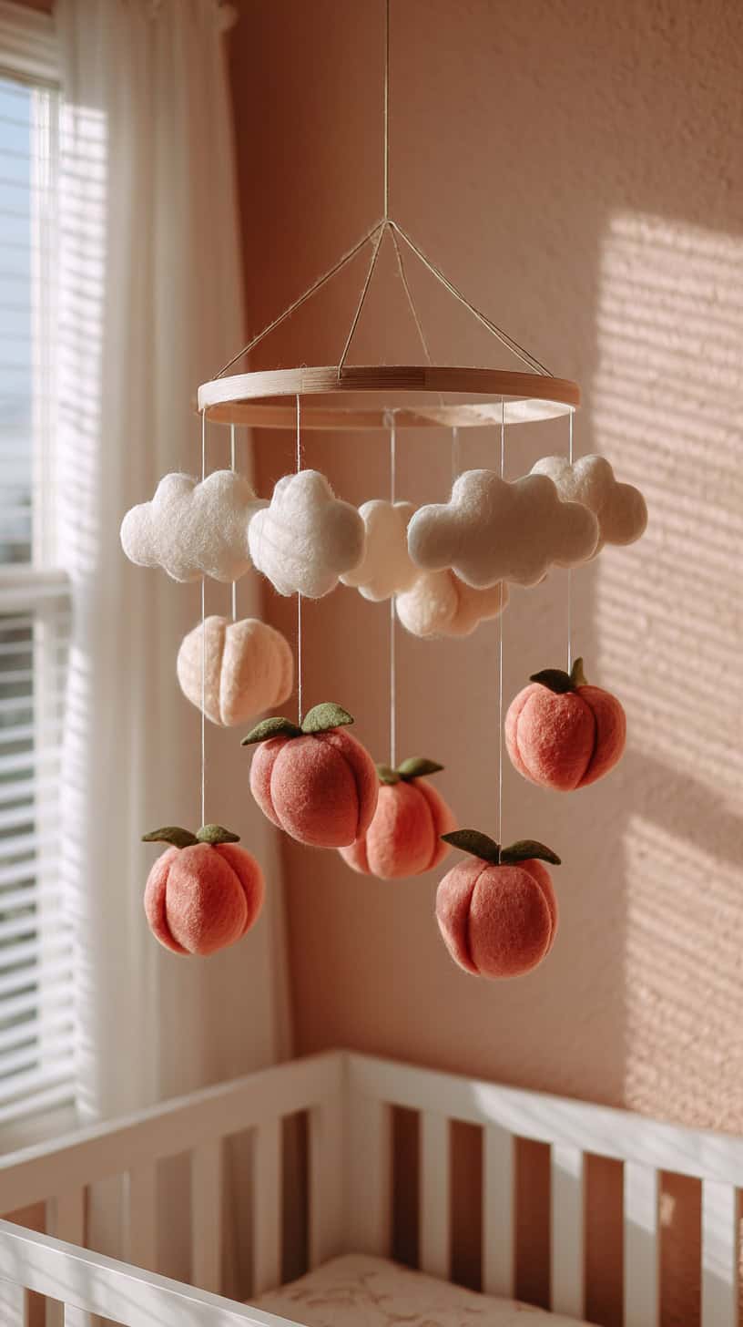 Peach Nursery Mobile - Image 2