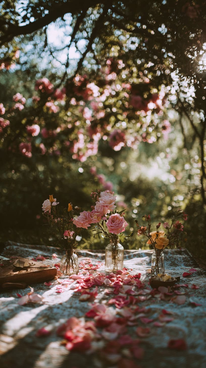 Picnic Background and Table Magic - Image 1