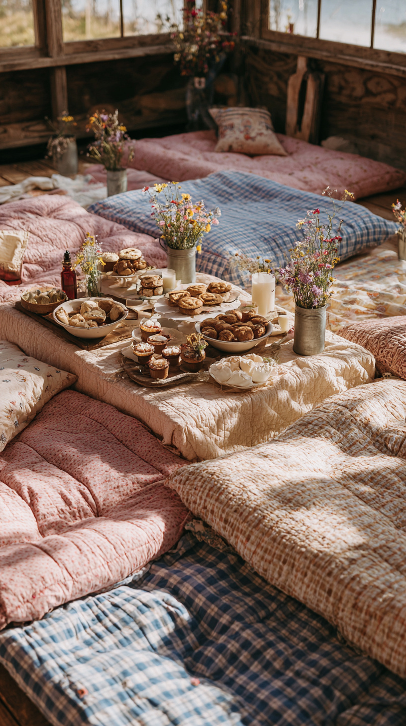 Picnic Blanket Dessert Setup - Image 2