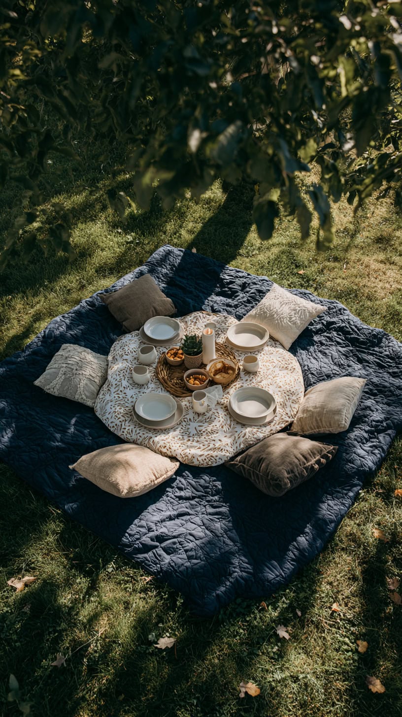 Picnic Blanket Setup - Image 1