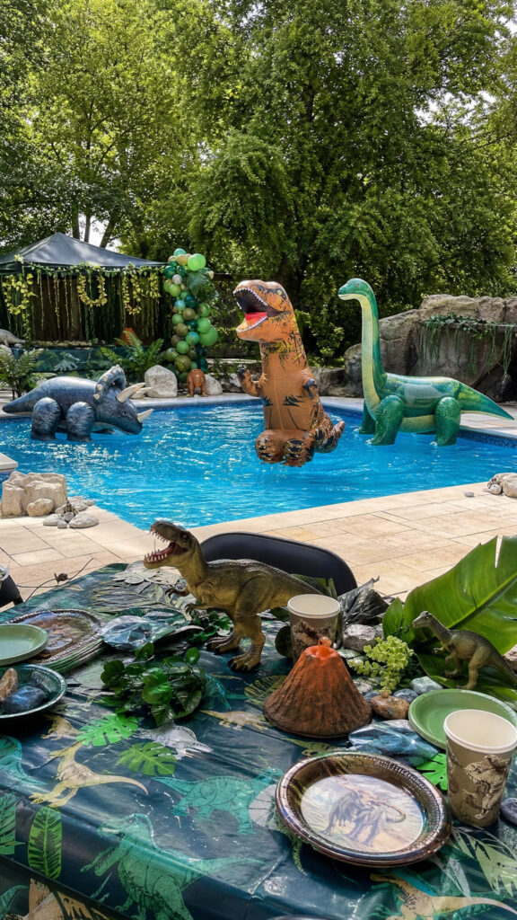 Dinosaur Pool Party
