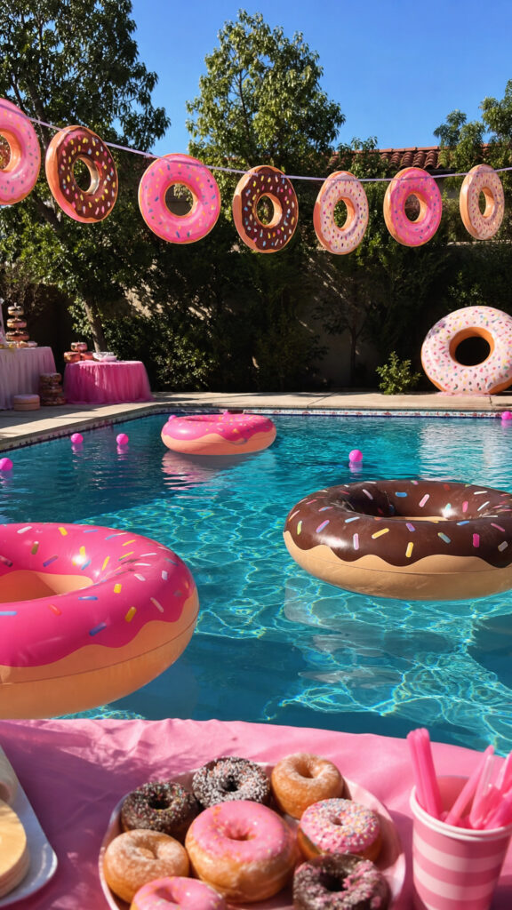 Donut Pool Party