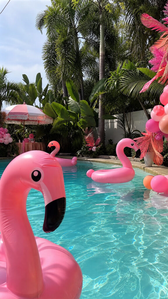 Flamingo Float Party