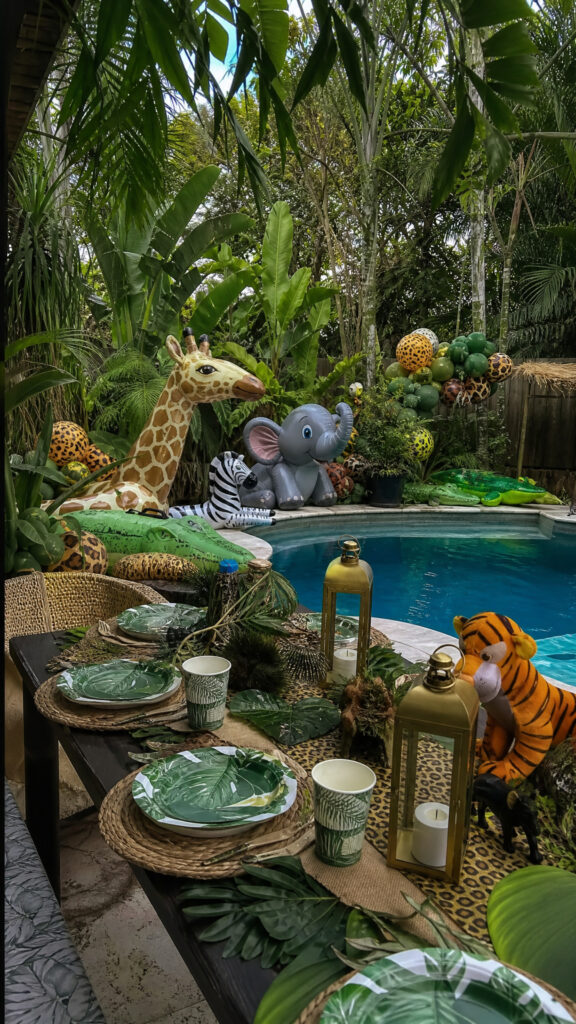 Jungle Safari Pool Party
