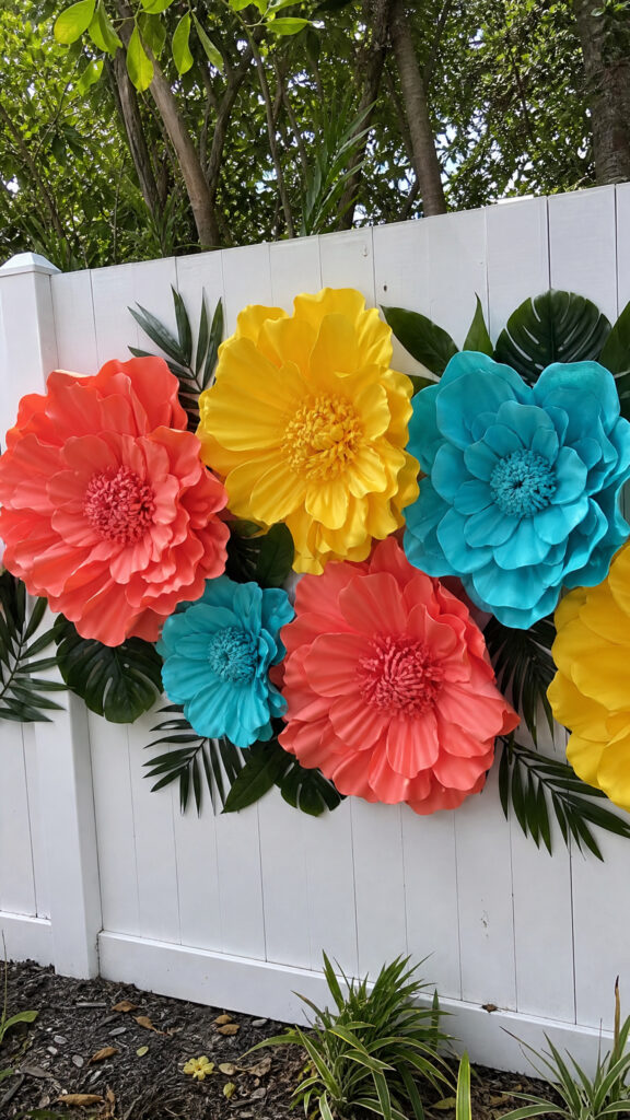 Giant Paper Flowers