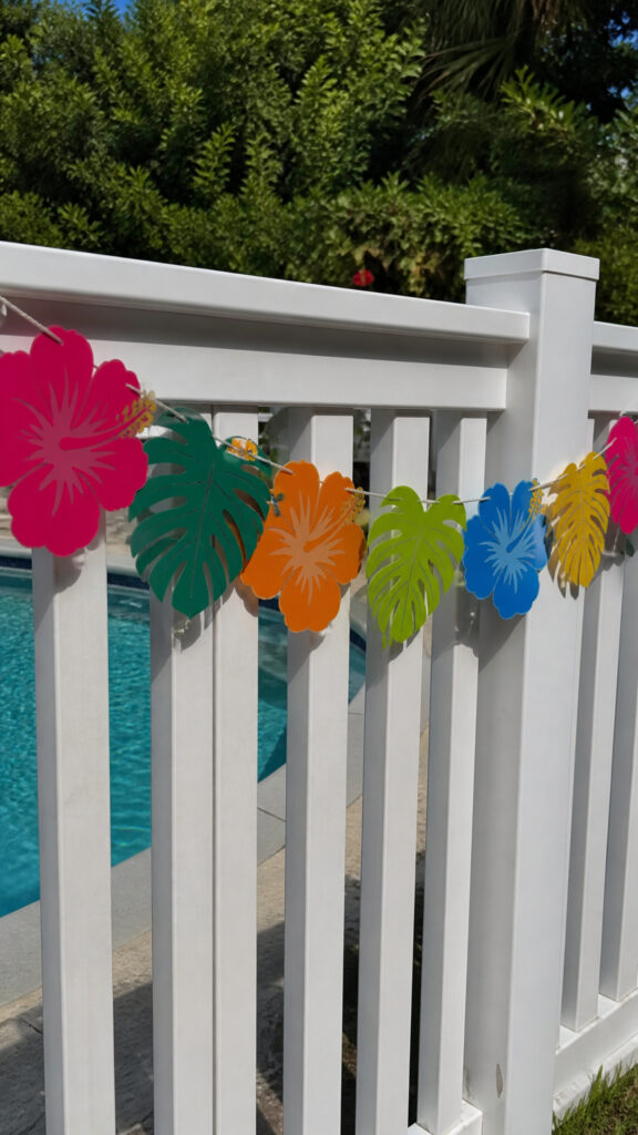 Personalized Pool Party Banner