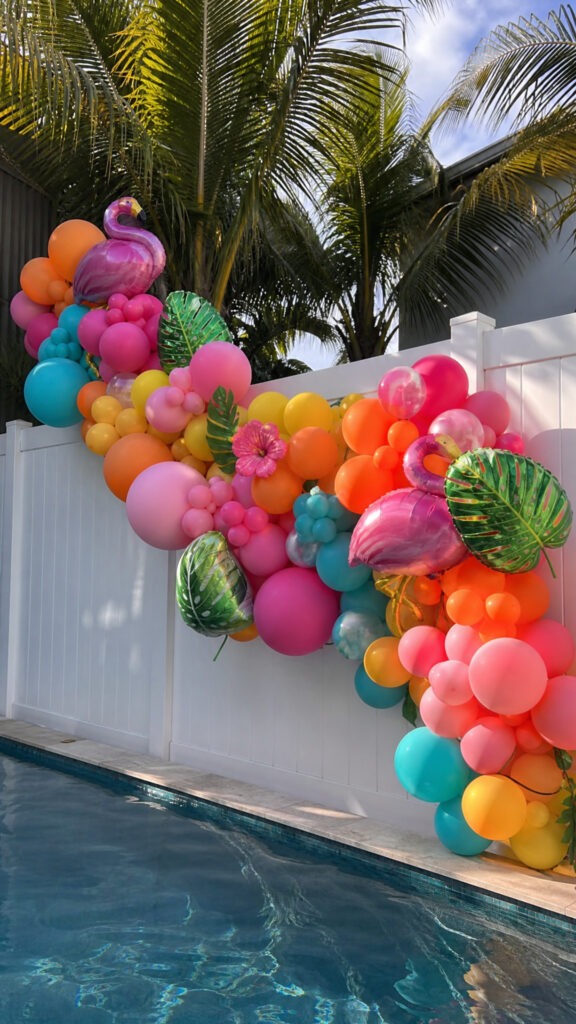 Tropical Balloon Garlands