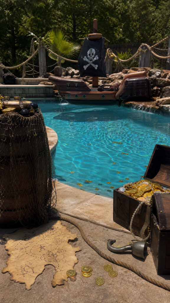 Pirate Treasure Pool Party