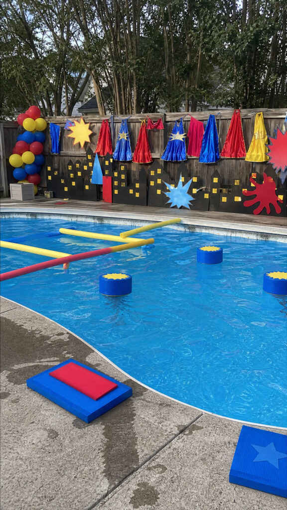 Superhero Pool Party Adventure