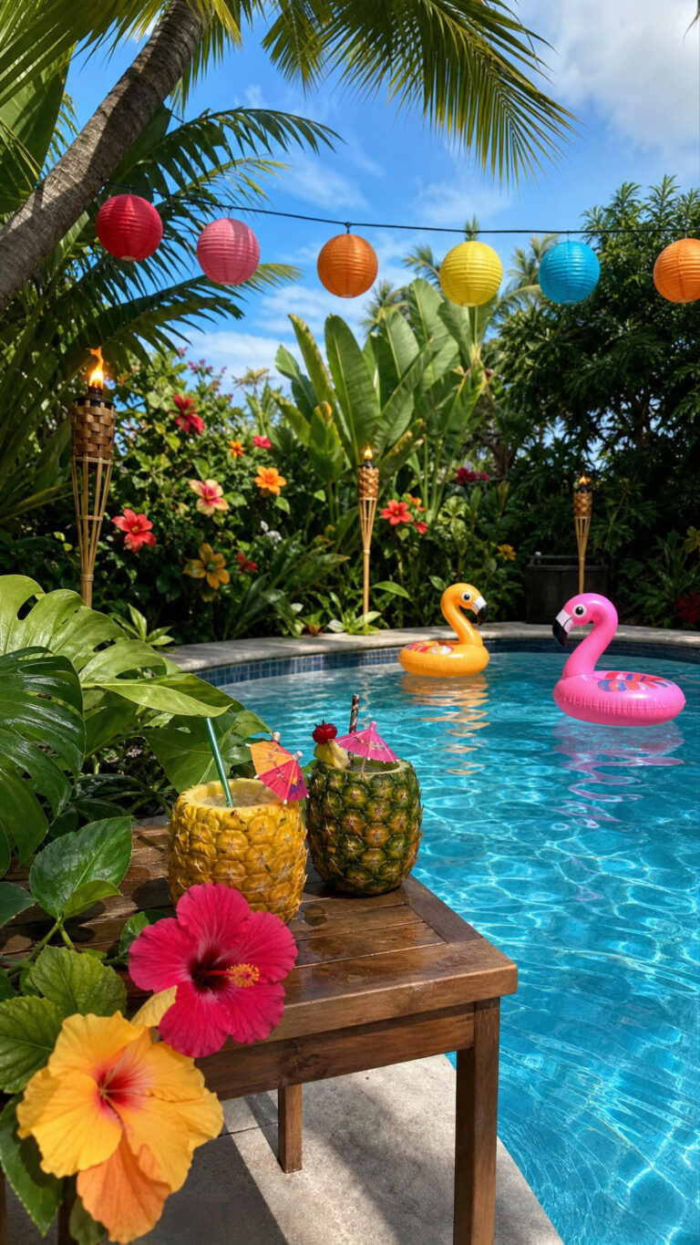 Tropical Paradise Pool Party