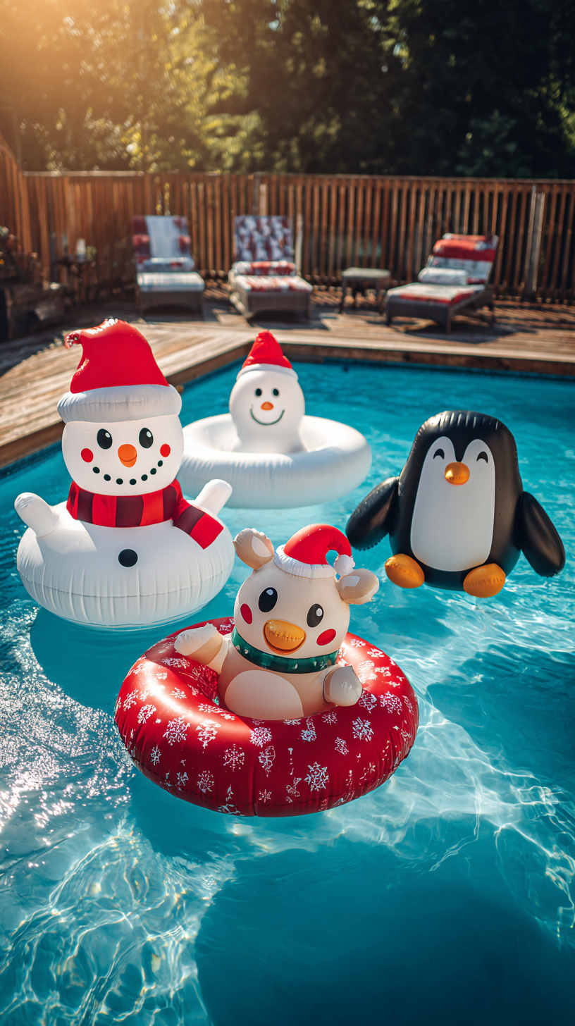 Poolside Christmas Floats - Image 4