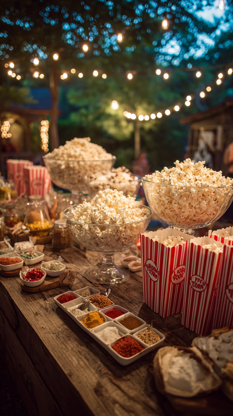 Popcorn Bar Setup - Image 1