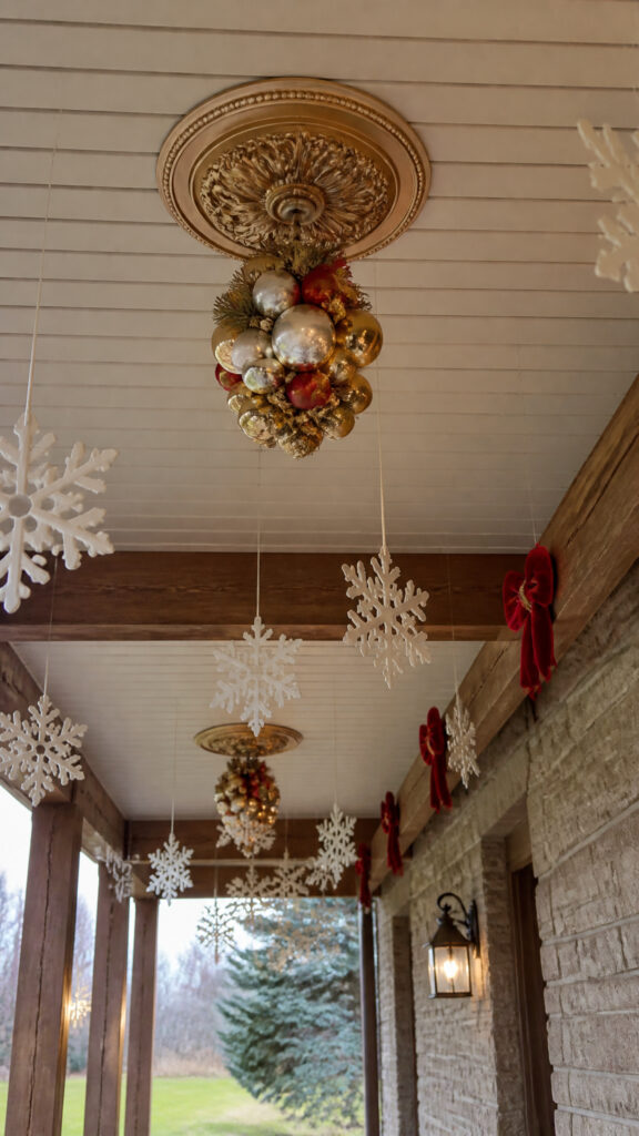 Adding Festive Ceiling Medallions and Decorative Elements