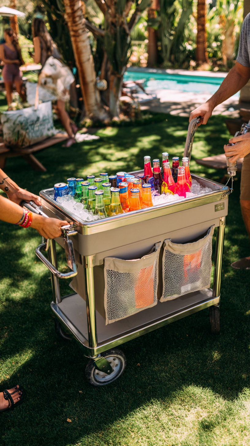 Portable Cooler Cart - Image 1