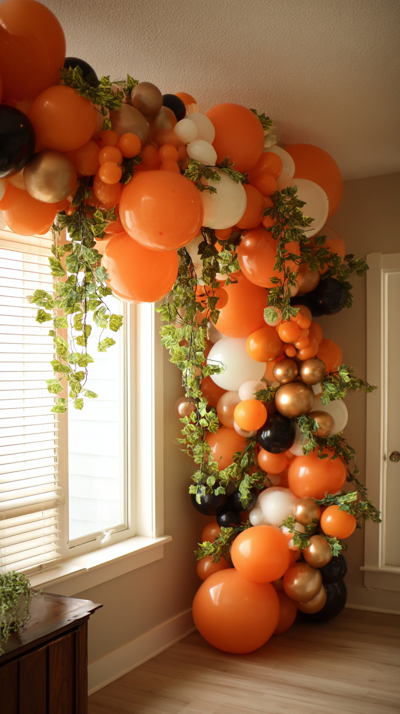 Pumpkin Balloon Garland - Image 4