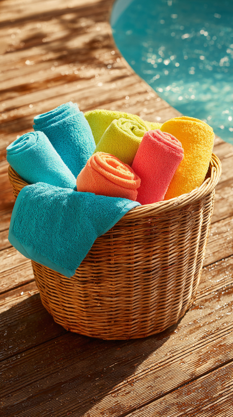 Quick-Dry Towel Basket