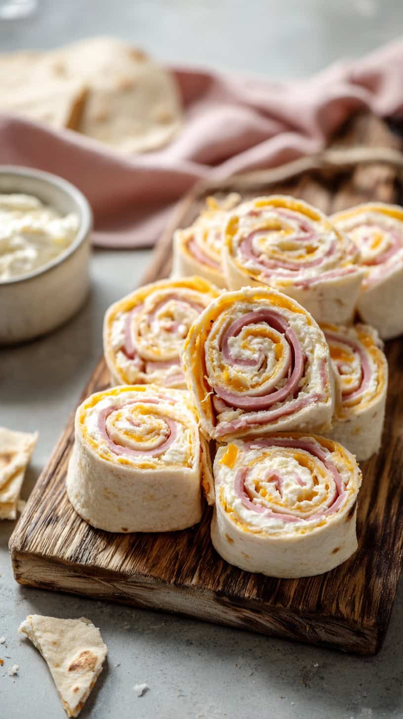 Quick Ham Cheese Pinwheels - Image 2