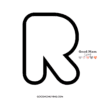 Printable Bubble Letter R for Fun and Learning - Good Mom Living