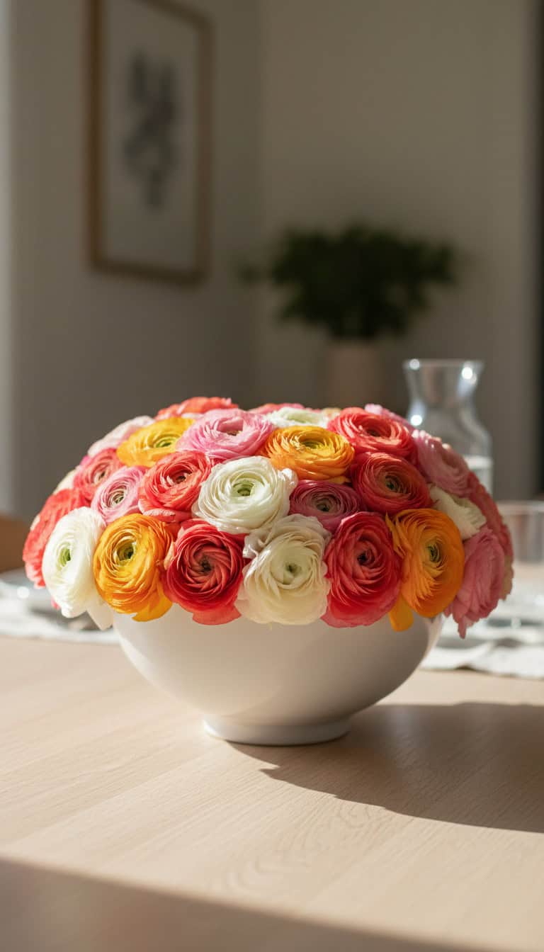 Ranunculus Bright Bowl