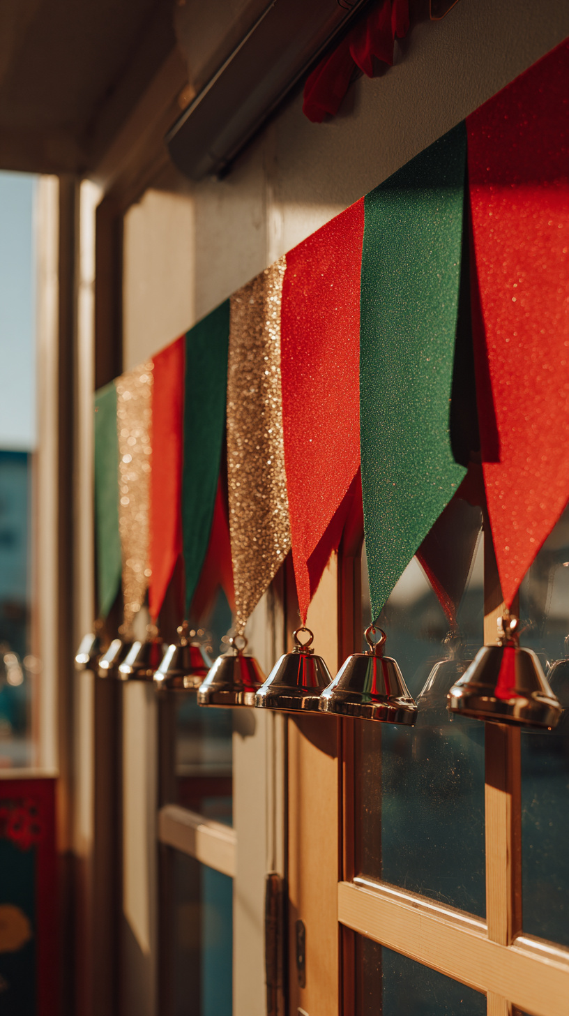 Red and Green Door Banner - Image 1