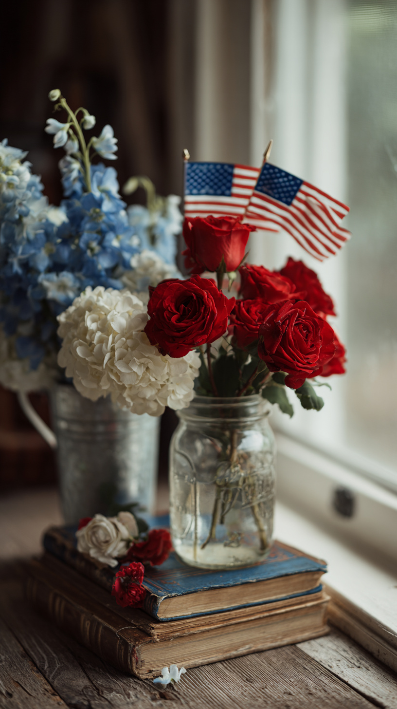 Red, White, and Blue Centerpieces - Image 2