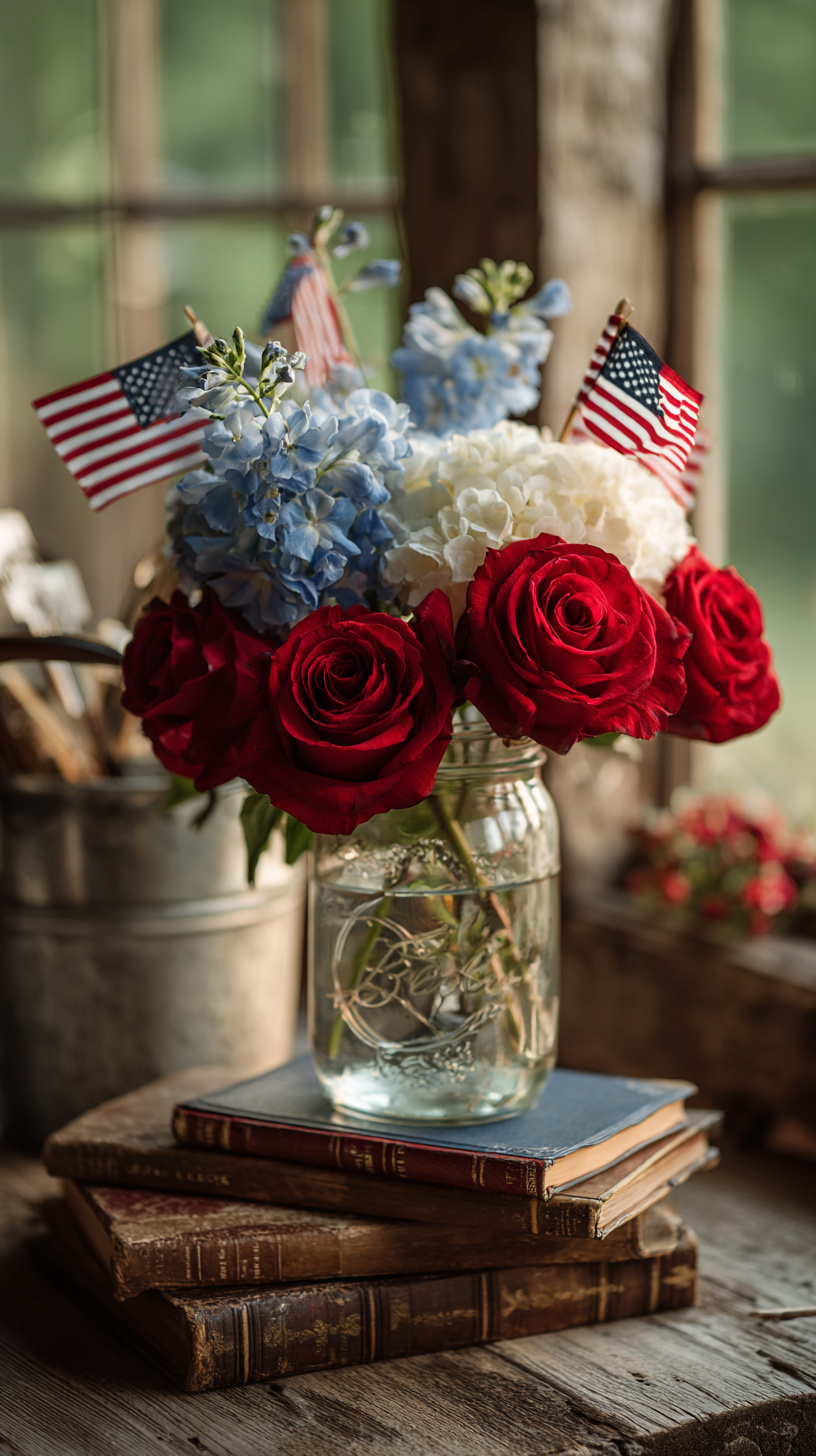 Red, White, and Blue Centerpieces - Image 3