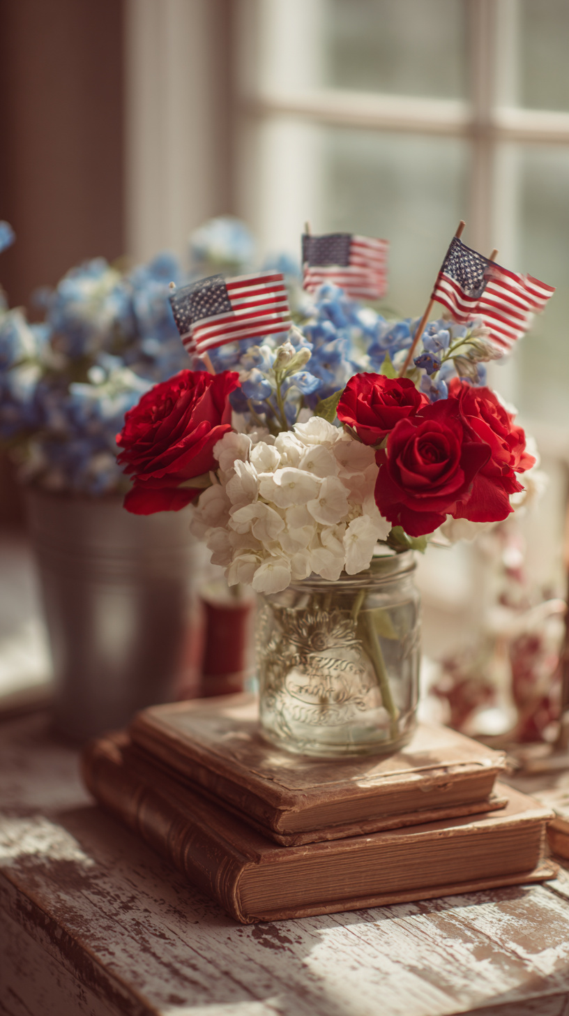 Red, White, and Blue Centerpieces - Image 1