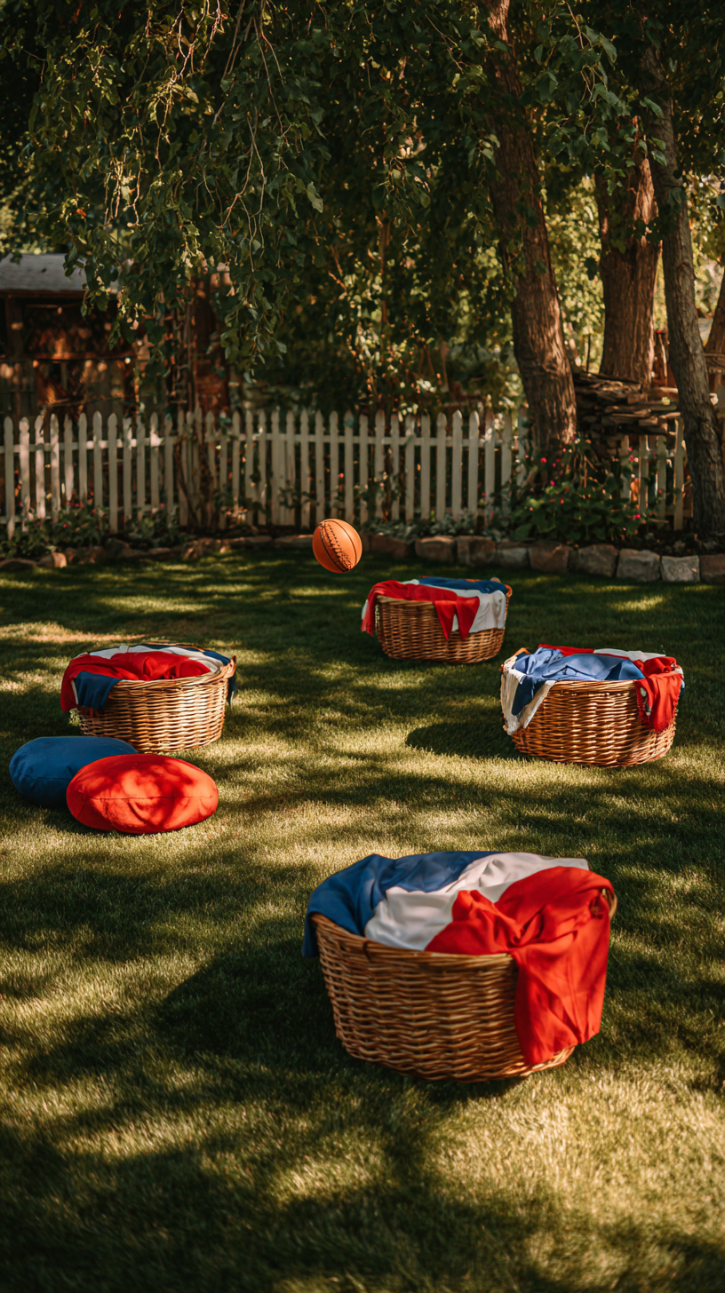 Red White Toss Game