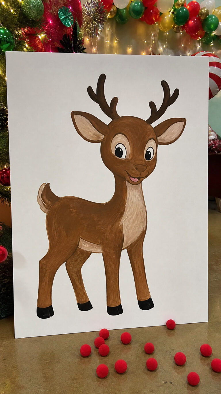 Pin the Nose on Rudolph