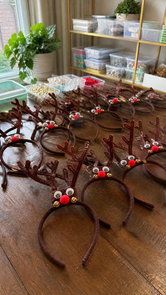 Reindeer Antler Headband Craft Station