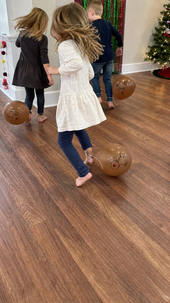 Reindeer Balloon Pop Challenge