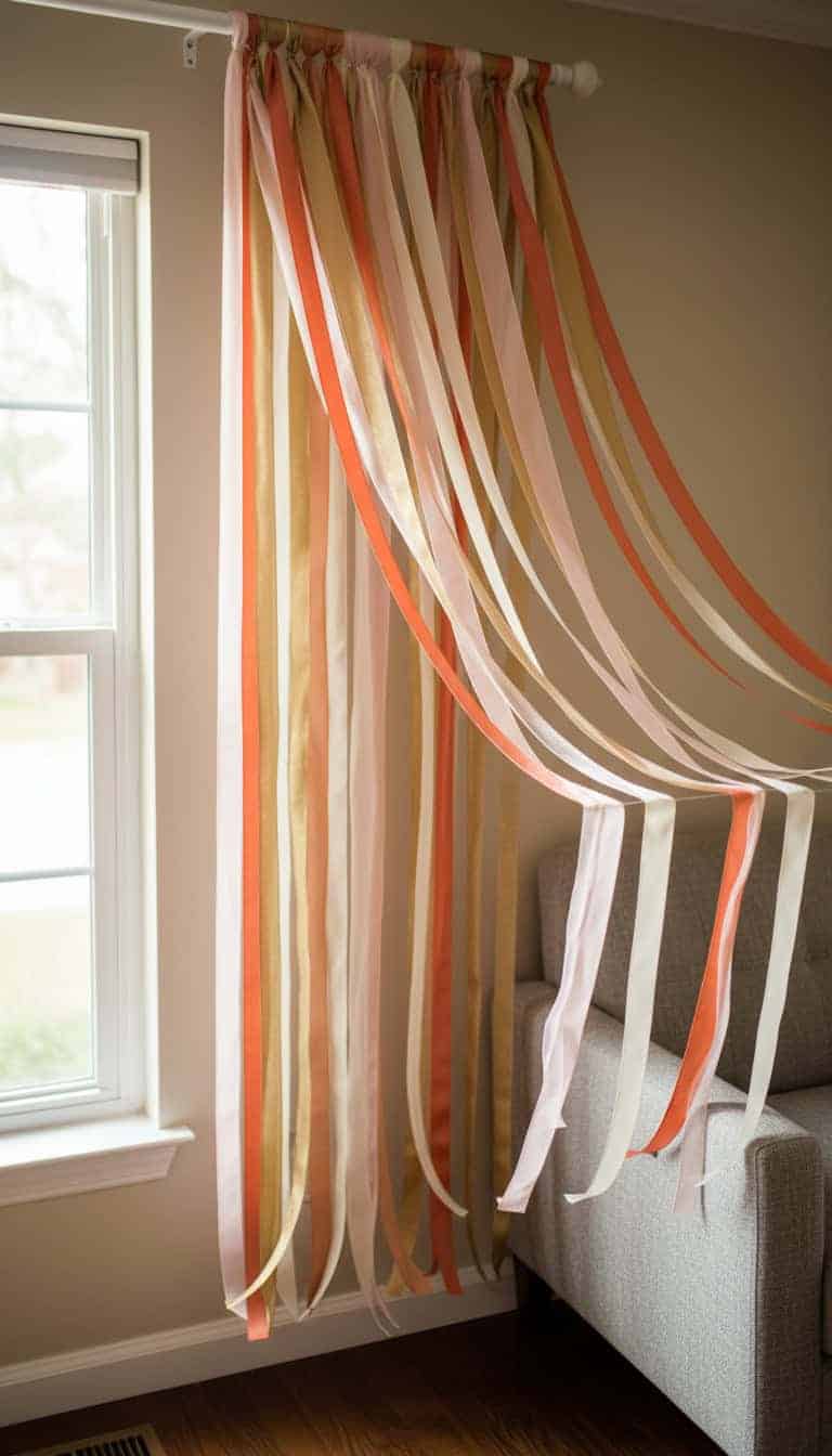 Ribbon Streamer Drapes