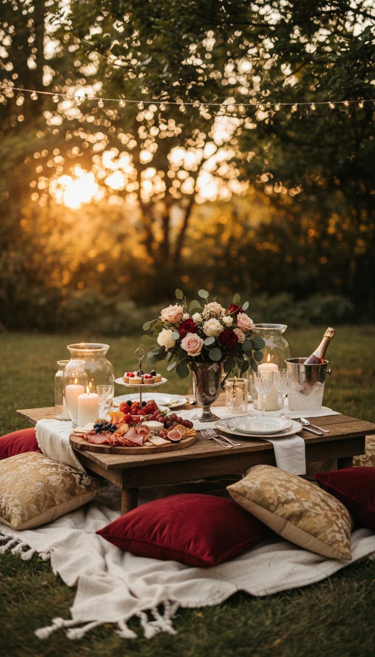 Romantic Luxury Picnic Ideas for Date Nights