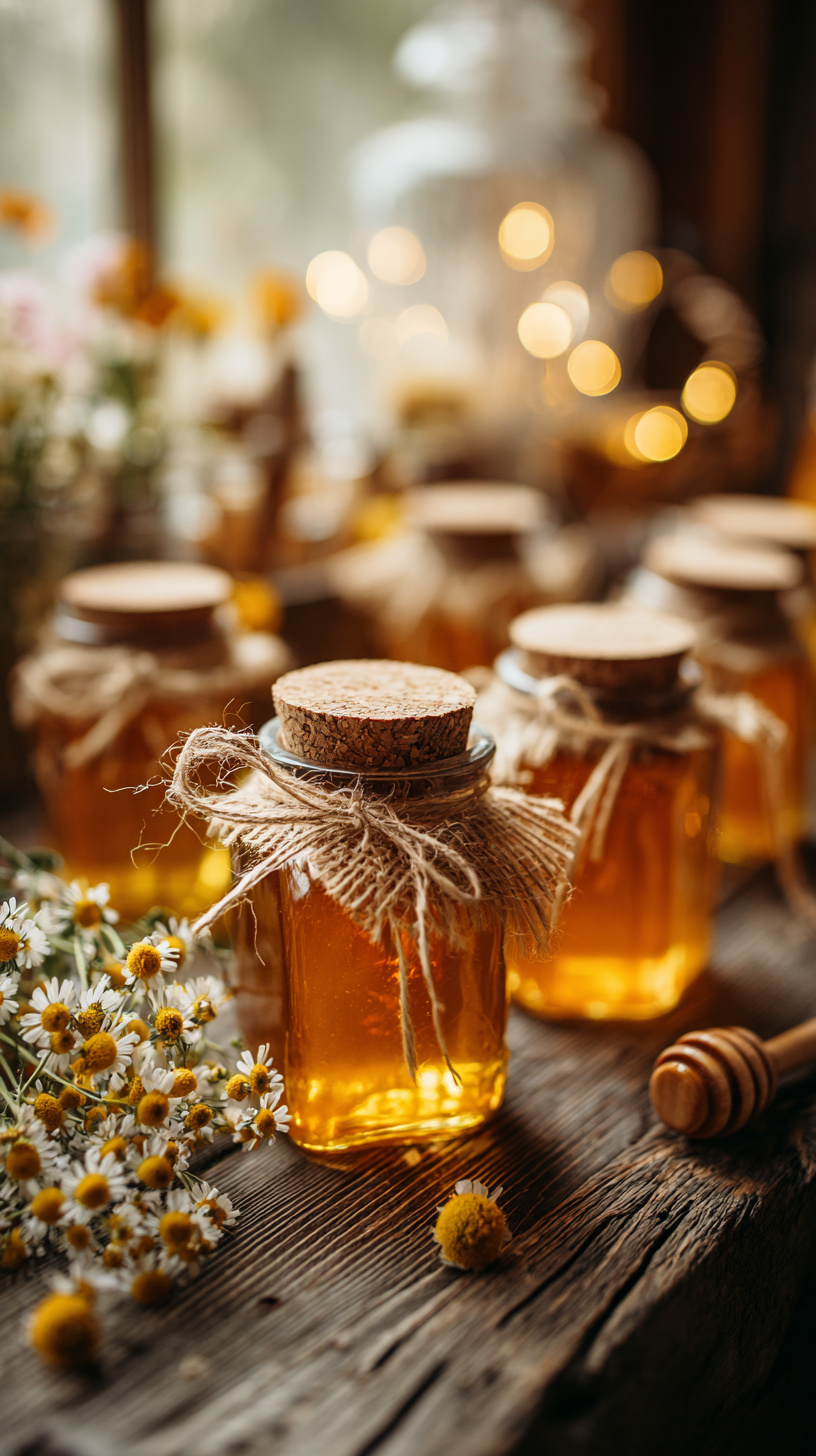 Rustic Honey Favor Jars - Image 2