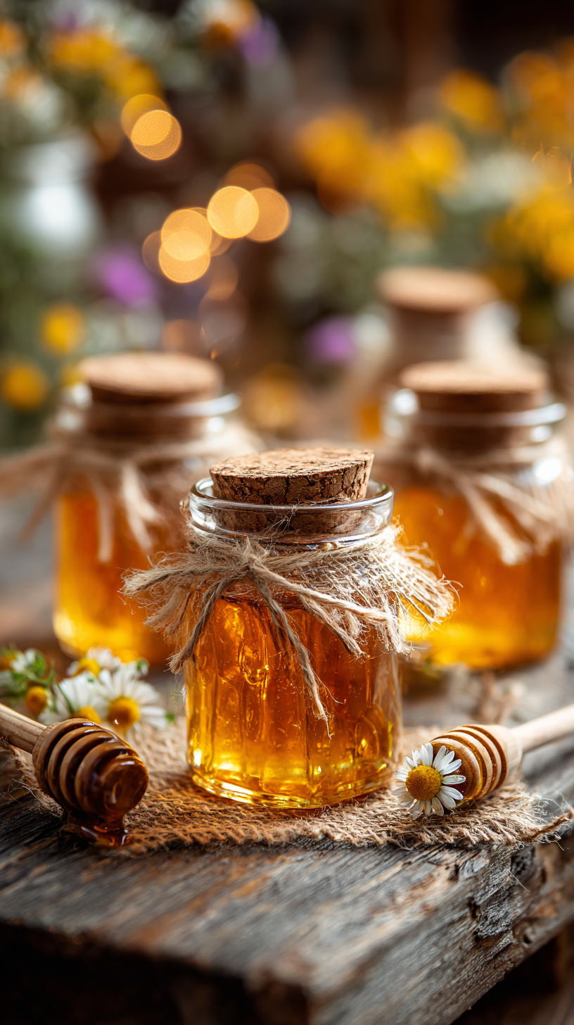 Rustic Honey Favor Jars - Image 3