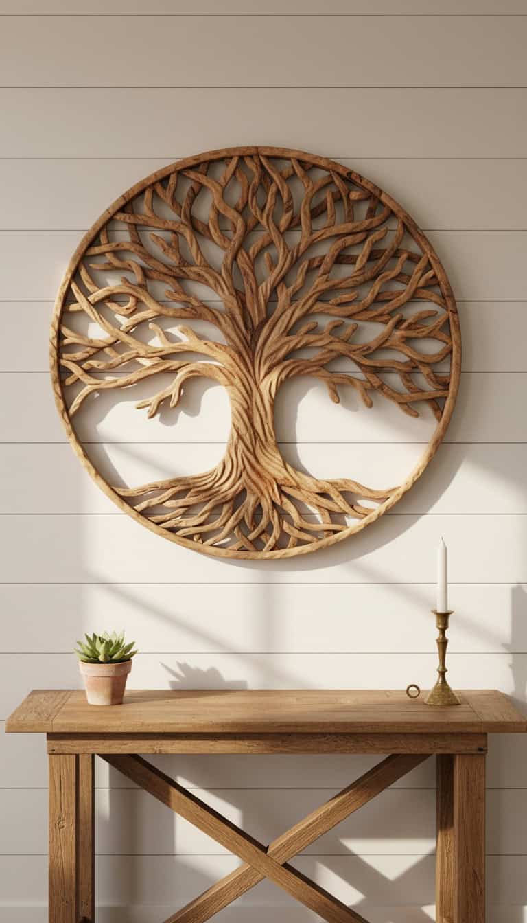 Rustic Tree Wall Hanging