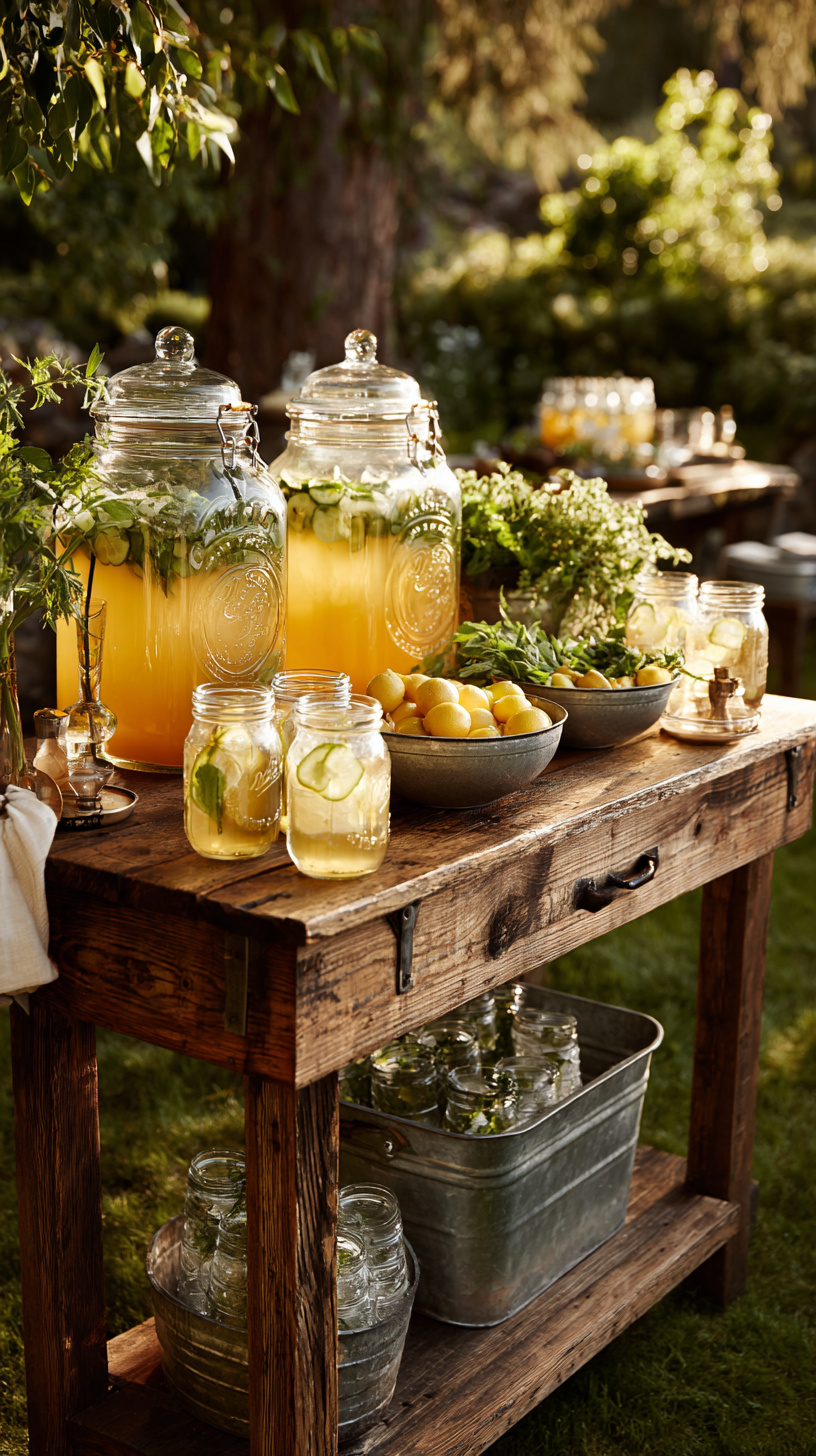 Set Up Drinks and Serving Pieces That Keep Things Moving - Image 2